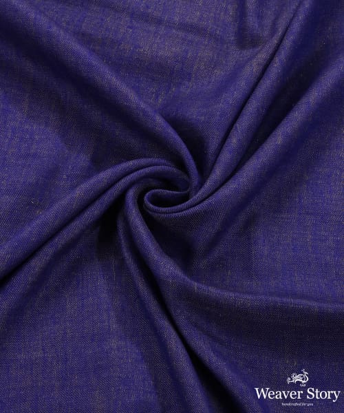 Handwoven_Blue_Double_Shade_Pure_Pashmina_Tilla_Shawl_WeaverStory_06
