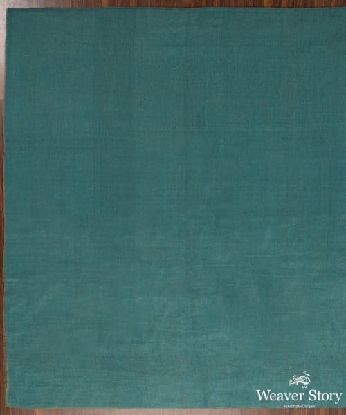 Handwoven_Green_Double_Shade_Pure_Pashmina_Tilla_Shawl_WeaverStory_02