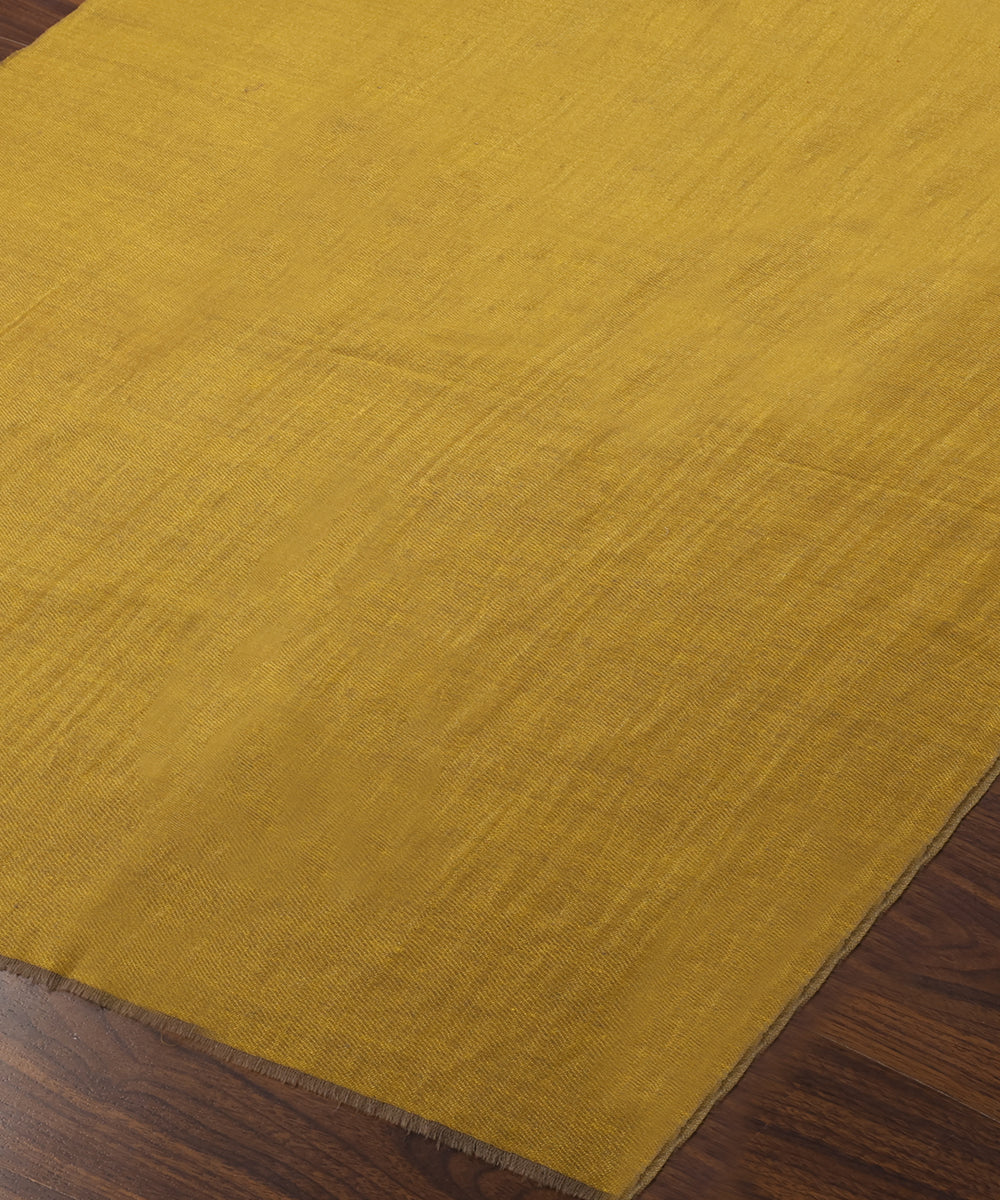 Mustard_Handwoven_Double_Shade_Pure_Pashmina_Tilla_Shawl_WeaverStory_03