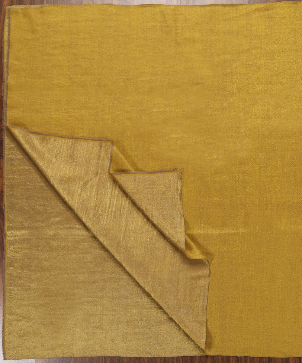 Mustard_Handwoven_Double_Shade_Pure_Pashmina_Tilla_Shawl_WeaverStory_04