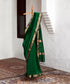Dark_Green_Handloom_Pure_Cotton_Maheshwari_Saree_With_Gold_Zari_Border_WeaverStory_01