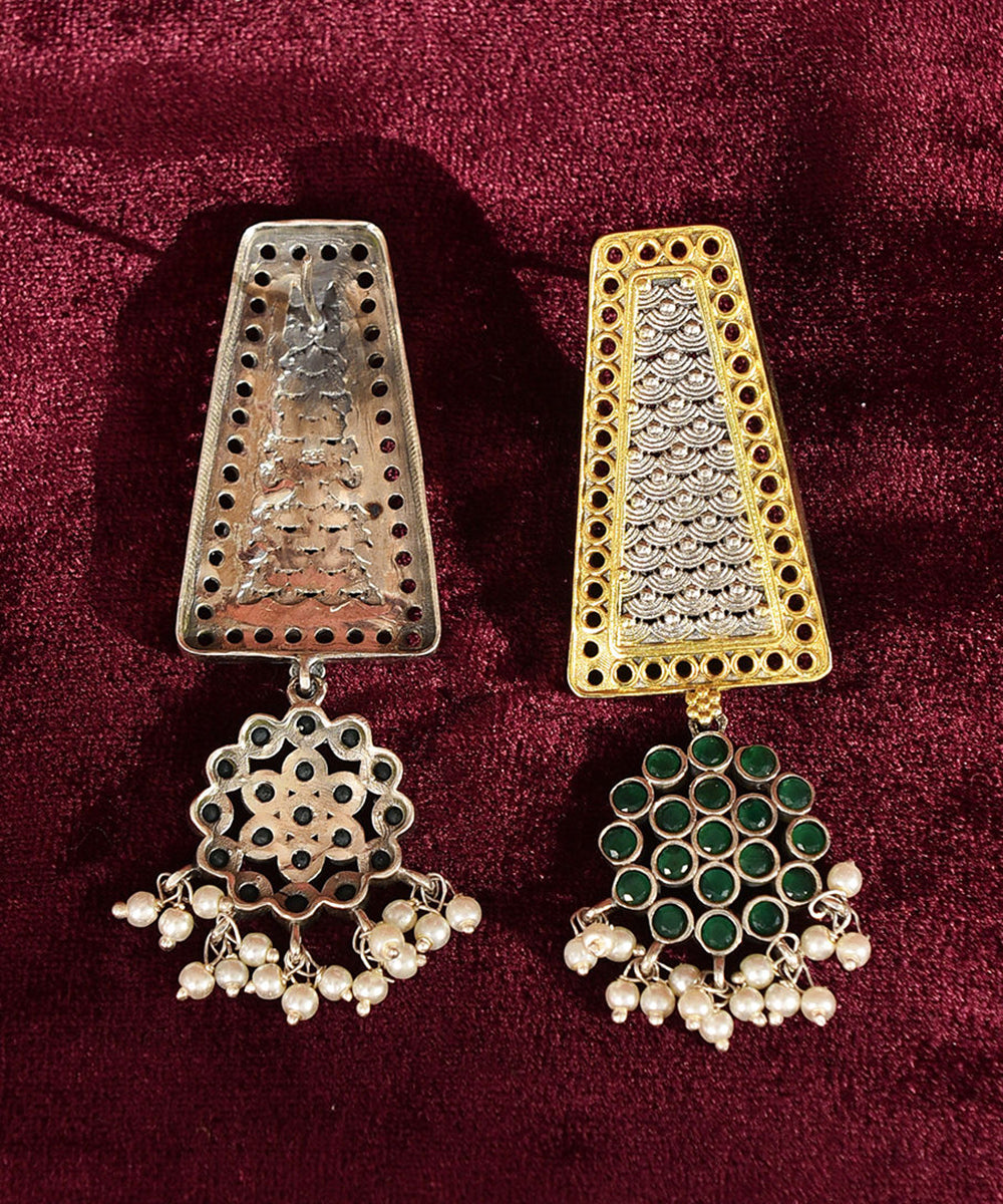 Tatha_Green_Handcrafted_Pure_Silver_Earrings_WeaverStory_03
