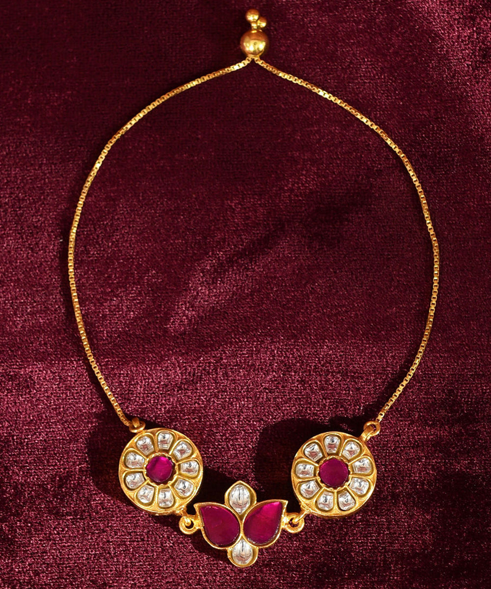 Tabakee_Handcrafted_Pure_Silver_Bracelet_Kundan_WeaverStory_02