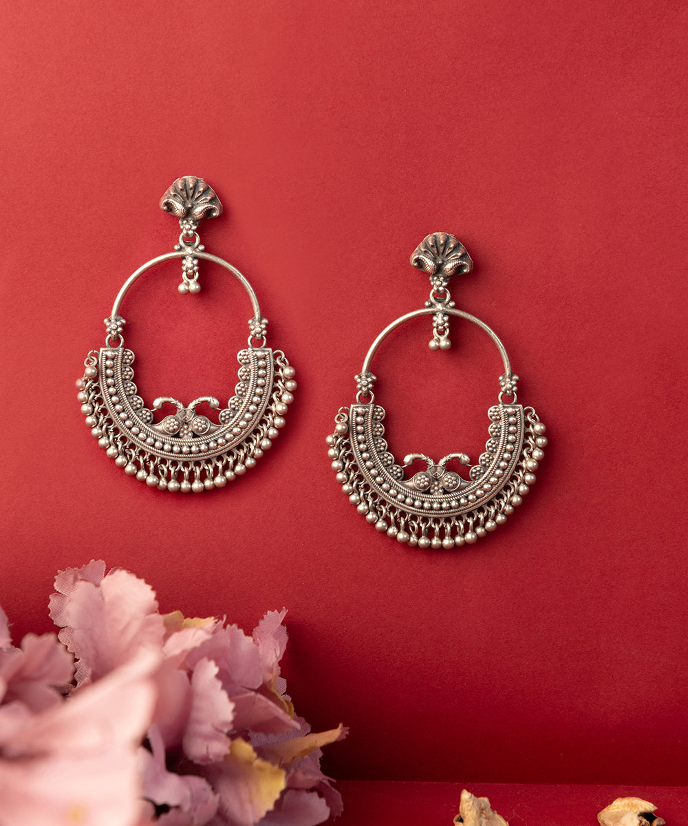 Rup_Handcrafted_Oxidised_Pure_Silver_Earrings_WeaverStory_01