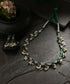 Angee_Handcrafted_Green_Oxidised_Pure_Silver_Necklace_Set_WeaverStory_01