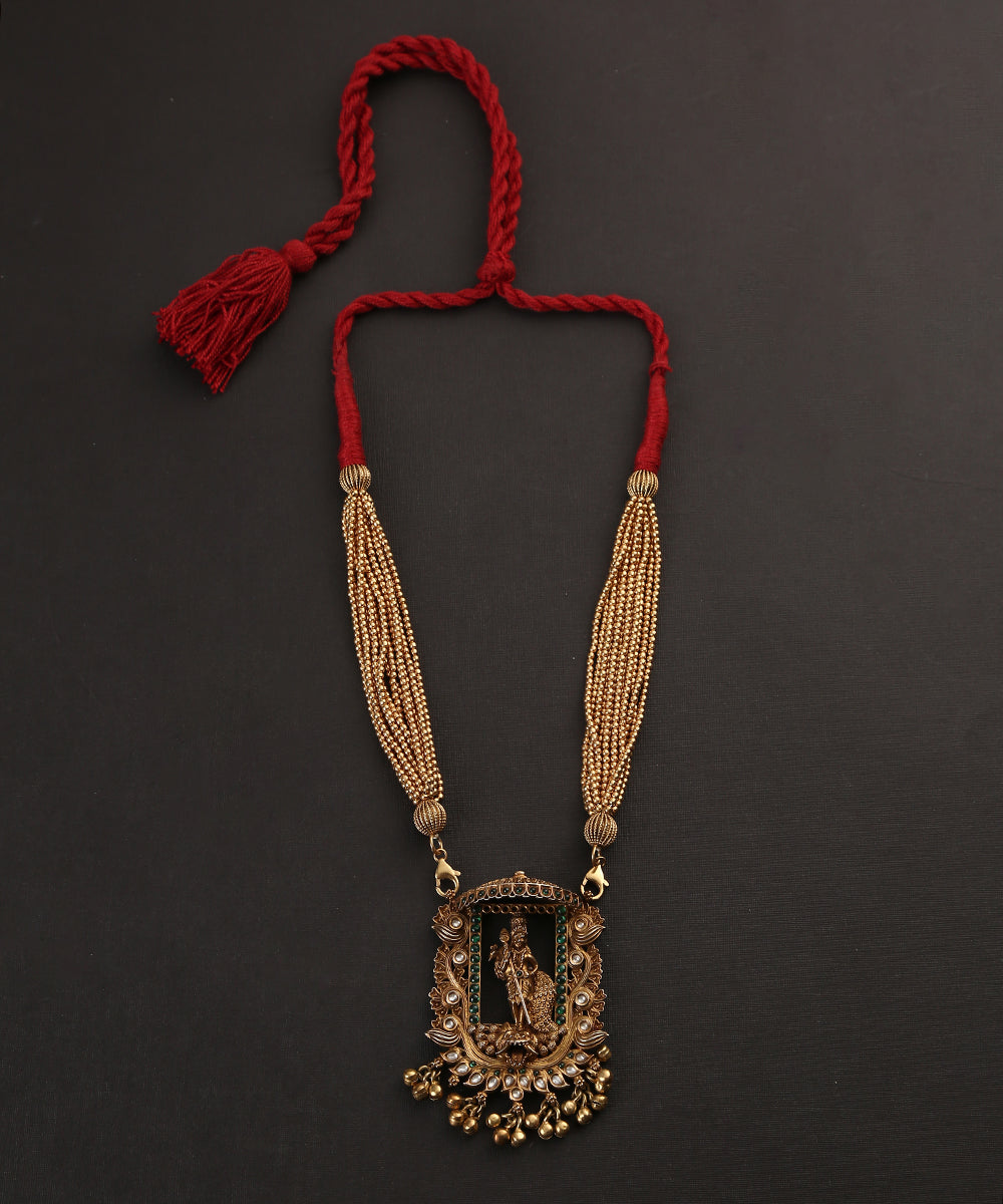 Nahla_Handcrafted_Blue_Oxidised_Pure_Silver_Tribal_Choker_Necklace_WeaverStory_02