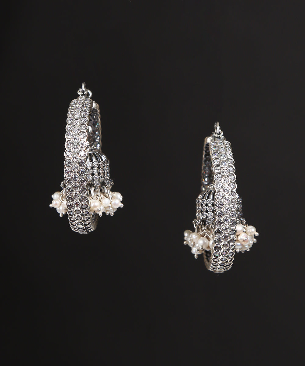 Amani_Handcrafted_Blue_Pink_Tribal_Oxidised_Pure_Silver_Necklace_WeaverStory_02