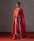 Hot_Pink_Zardozi_Work_Dupatta_with_Mughal_Border_WeaverStory_01