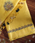 Yellow_Handloom_Unstitched_Kurta_Fabric_With_Dupatta_With_Embroidery_Of_Gota_Patti_And_Zardozi_WeaverStory_01