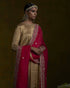 Gold_Chanderi_Silk_Tissue_Suit_with_Zardozi_Embroidery_and_Oraganza_Hand_Embroidered_Dupatta_WeaverStory_01