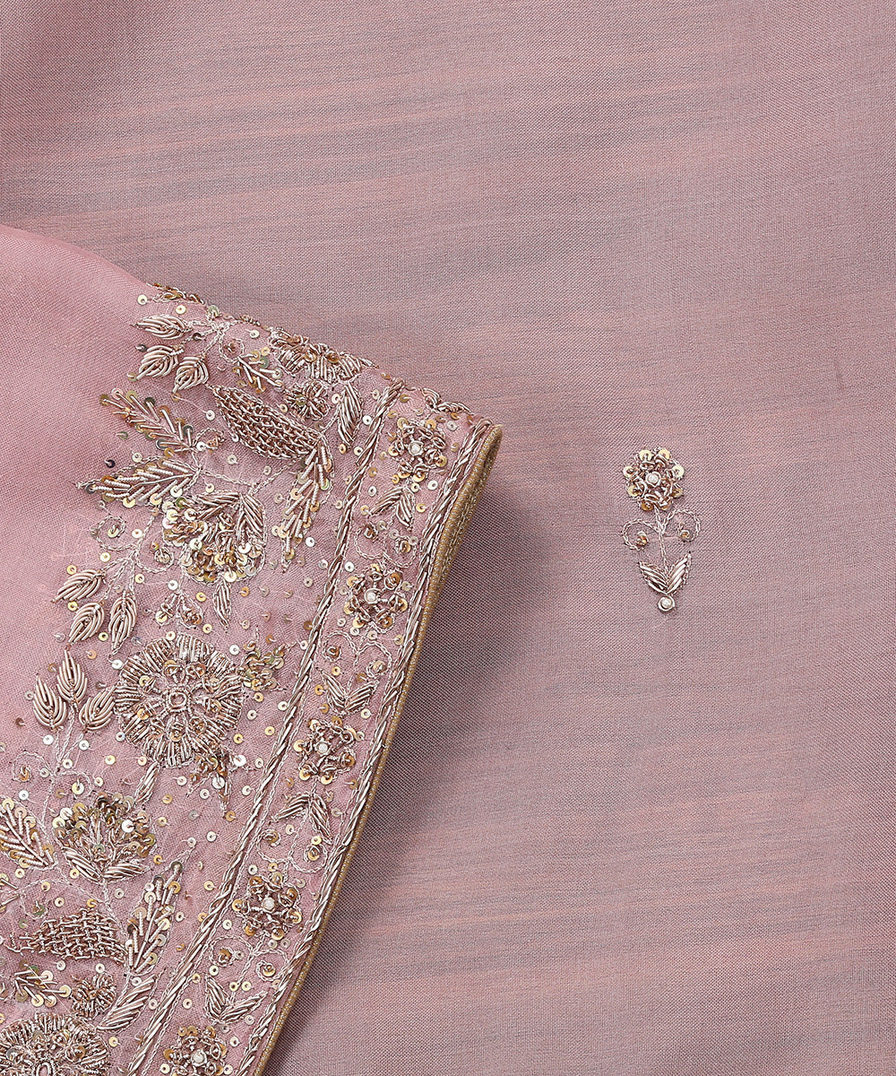 Light_Pink_Handloom_Organza_Zardozi_Dupatta_with_Garden_Border_WeaverStory_04