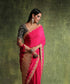 Hot_Pink_Handloom_Crepe_Saree_With_Kashmiri_Tilla_Work_WeaverStory_01