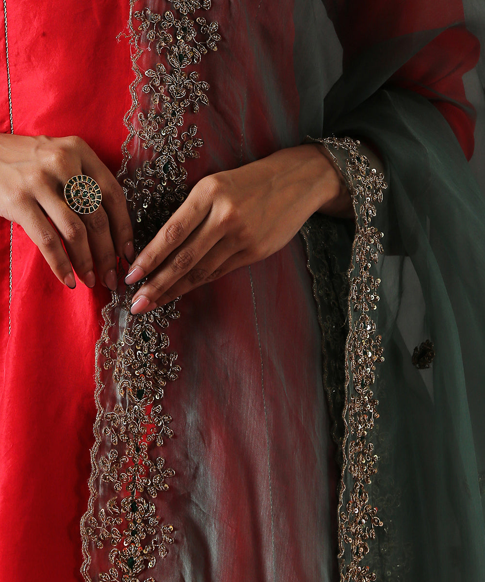Sage_Green_Light_Organza_Dupatta_With_Small_Scallop_Hand_Embroidery_WeaverStory_03