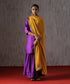 Mustard_Hand_Embroidered_Georgette_Dupatta_With_Firoza_Bel_WeaverStory_01