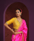 Handcrafted_Yellow_Moonga_Silk_Blouse_With_Gota_Patti_WeaverStory_02