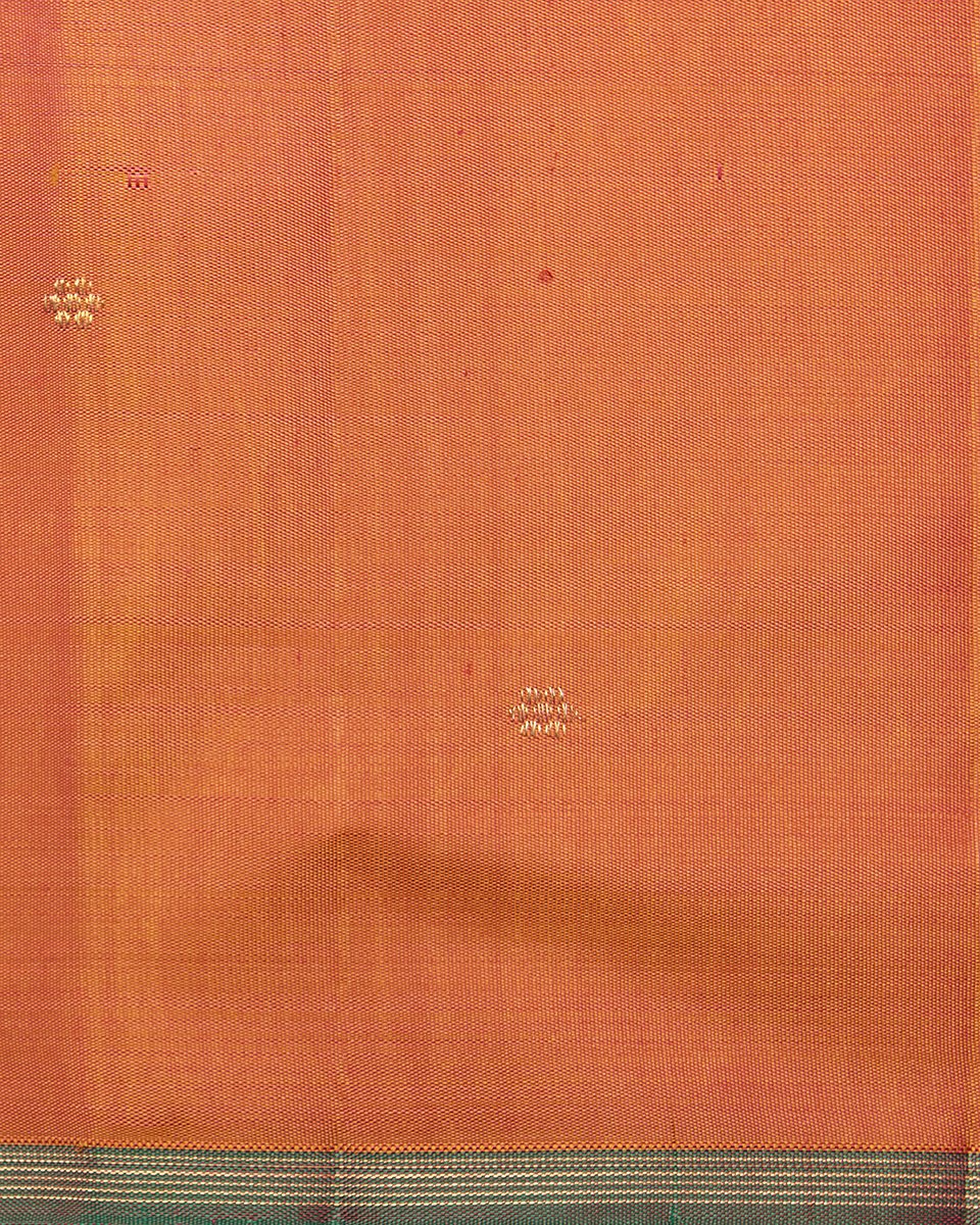 Maroon_Handloom_Kanjivaram_Pure_Silk_Saree_with_all_over_Zari_Booti_WeaverStory_05