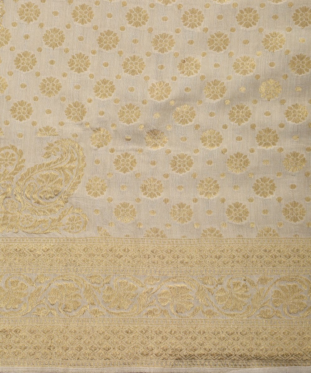 Moonga_Silk_Handloom_Banarasi_Dupatta_with_Small_Floral_Booti_WeaverStory_03