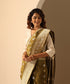 White_Handloom_Tissue_Silk_Blouse_With_V-Neckline_WeaverStory_01
