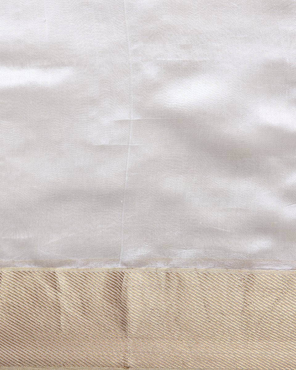 Milky_White_Handloom_Chanderi_Silk_Saree_with_Floral_Meenakari_Booti_WeaverStory_05