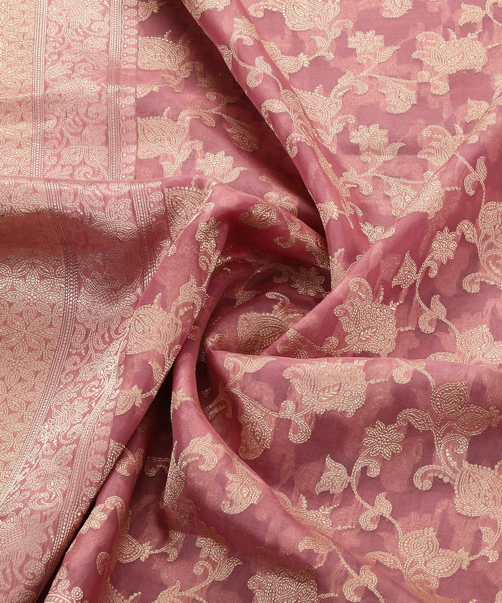 Handloom_Pure_Organza_Banarasi_Dupatta_with_All_Over_Kadhwa_Floral_Jaal_WeaverStory_06
