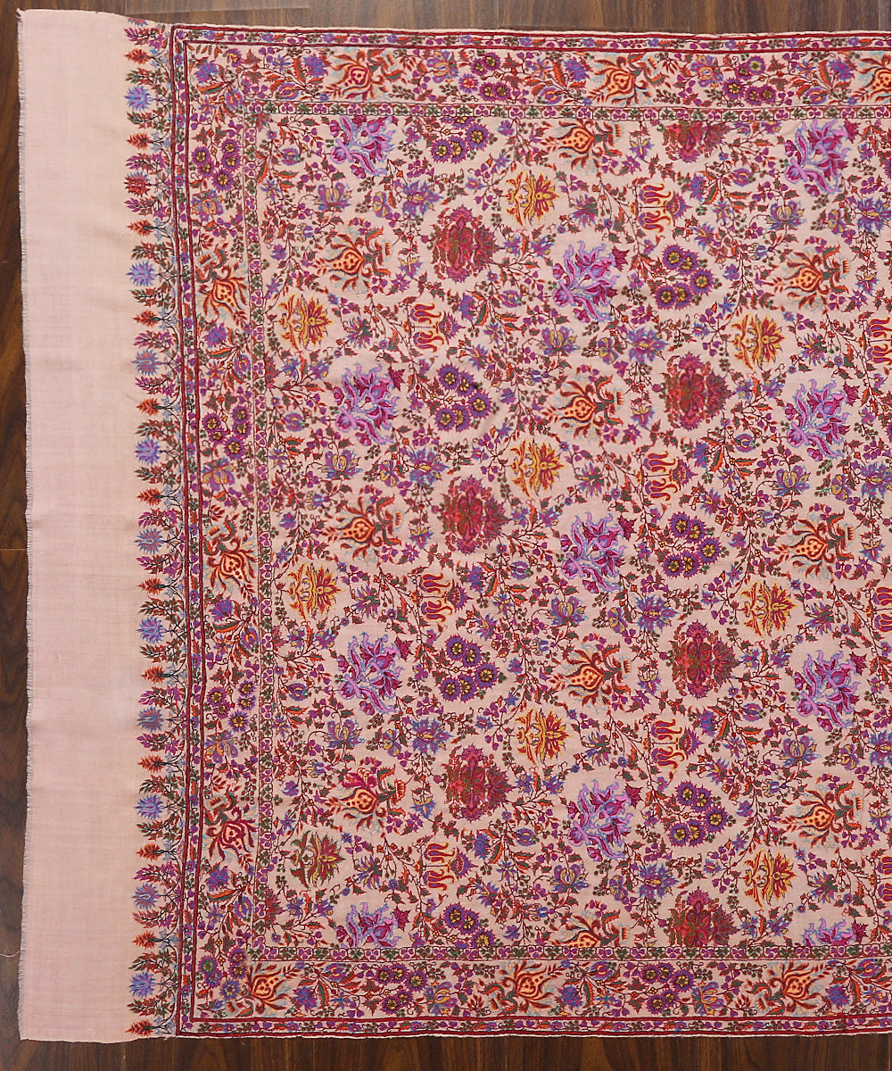 Handwoven_Pink_Pure_Pashmina_Shawl_With_Kashidakari_And_Sozni_Work_WeaverStory_02