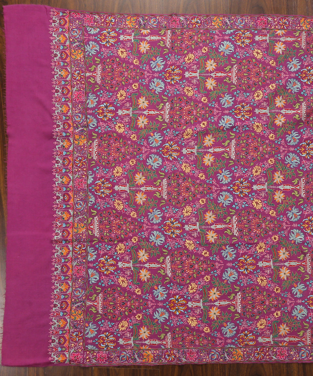 Handwoven_Purple_Pure_Pashmina_Shawl_With_Kalamkari_AndPaper_Mache_Work_WeaverStory_02