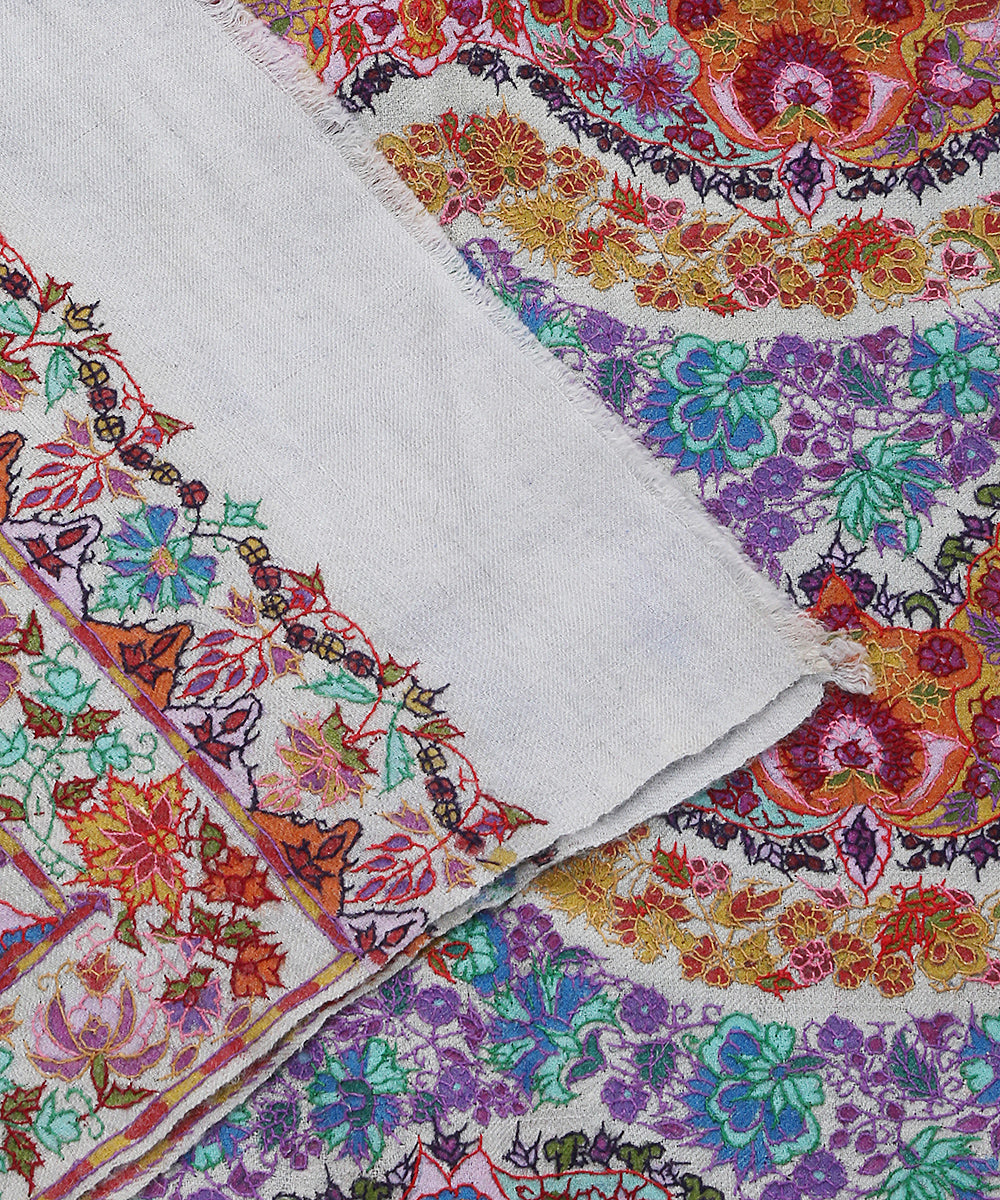 Grey_Handwoven_Pure_Pashmina_Shawl_With_Kashidakari_And_Paper_Mache_Work_WeaverStory_04