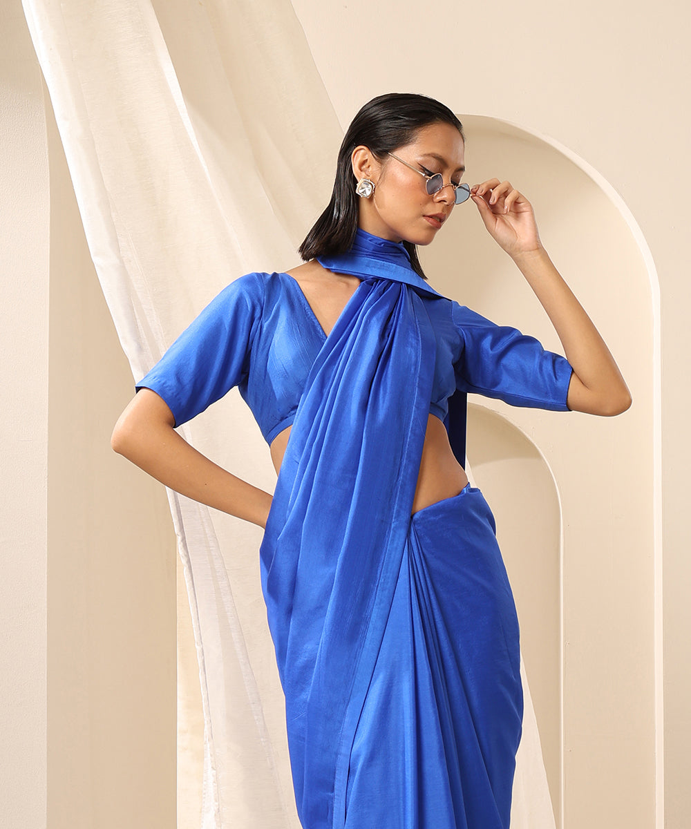 Royal_Blue_Pure_Silk_Saree_With_Satin_Edges_WeaverStory_01