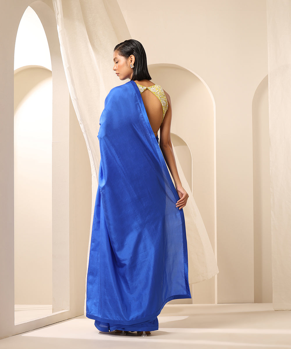 Royal_Blue_Pure_Silk_Saree_With_Satin_Edges_WeaverStory_03