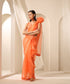 Peach_Fuzz_Pure_Organza_Saree_With_Satin_Edges_WeaverStory_02