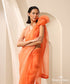 Peach_Fuzz_Organza_Saree_With_Tonal_Blouse_In_Organza_WeaverStory_01