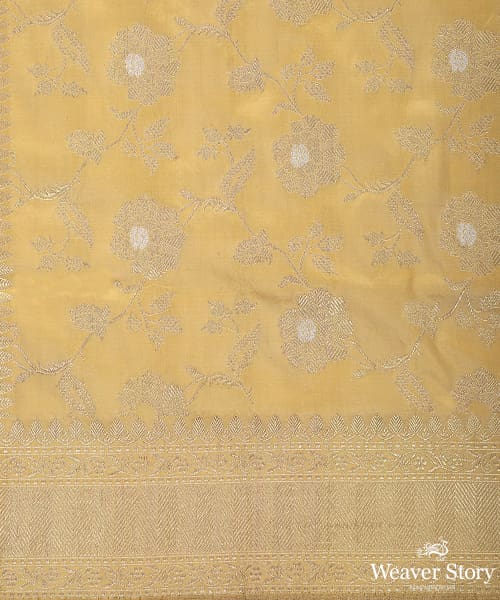 Pale_Yellow_Handloom_Sona_Rupa_Pure_Katan_Silk_Banarasi_Dupatta_with_Kadhwa_Jangla_WeaverStory_03