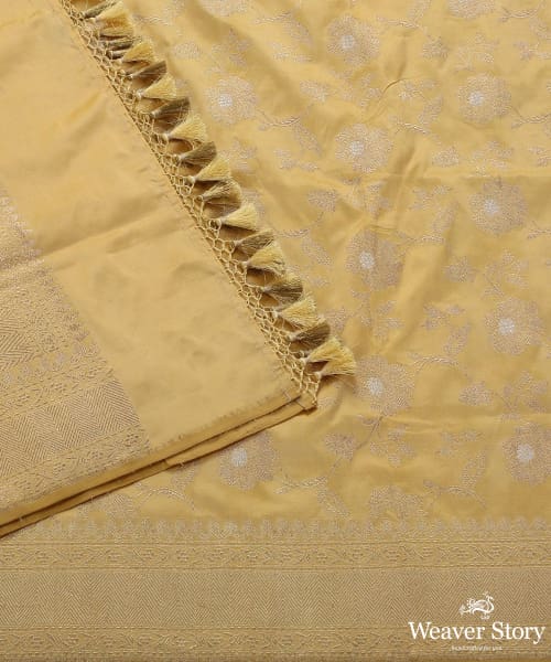 Pale_Yellow_Handloom_Sona_Rupa_Pure_Katan_Silk_Banarasi_Dupatta_with_Kadhwa_Jangla_WeaverStory_05
