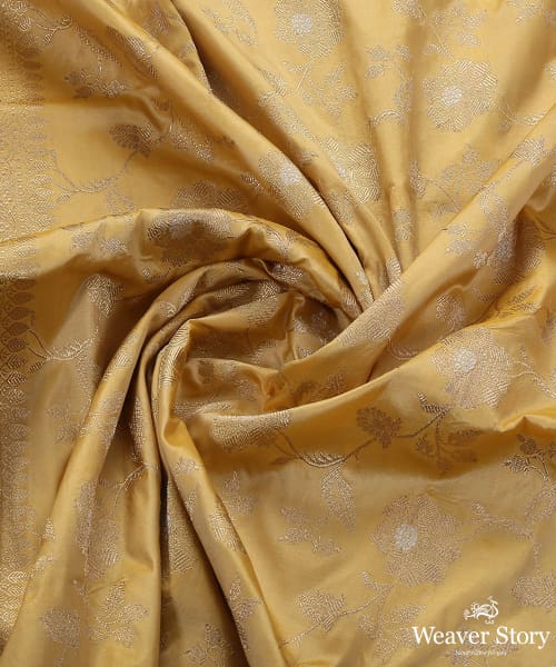 Pale_Yellow_Handloom_Sona_Rupa_Pure_Katan_Silk_Banarasi_Dupatta_with_Kadhwa_Jangla_WeaverStory_06