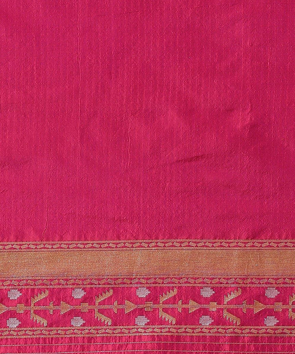 Pink_Handloom_Pure_Katan_Silk_Banarasi_Saree_with_Cutwork_Jamdani_Weaving_WeaverStory_05