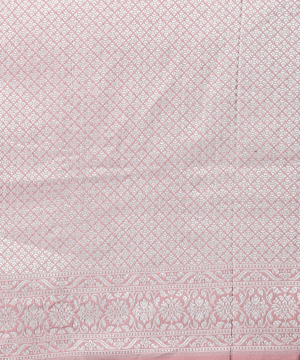 Pink_Handloom_Kimkhab_Brocade_Banarasi_Saree_With_Silver_Zari_WeaverStory_05