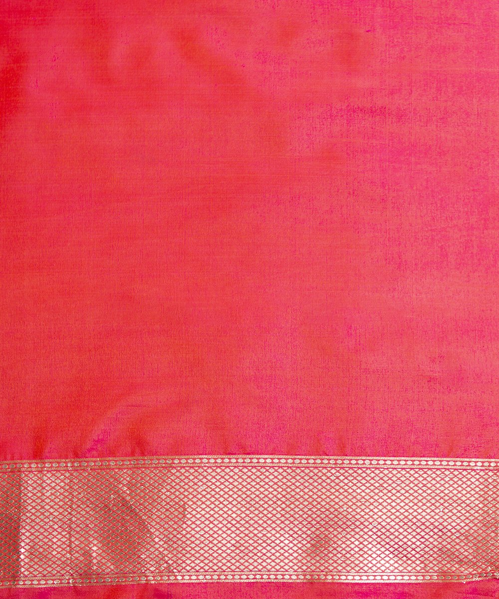 Pink_Handloom_Cutwork_Katan_Silk_Floral_Bunch_Banarasi_Saree_with_Boota_WeaverStory_05