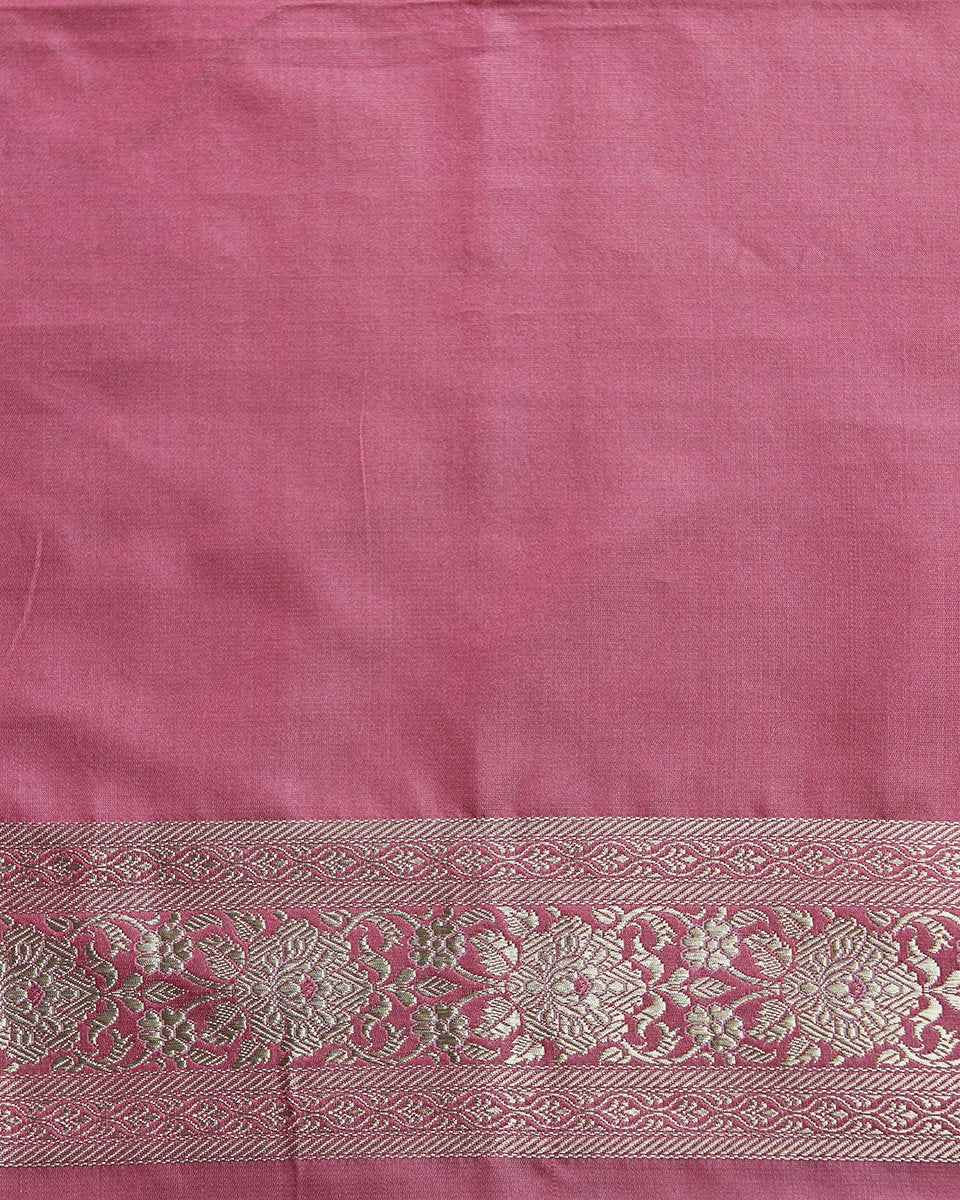 Pink_Handloom_Pure_Katan_Silk_Tanchoi_Banarasi_Saree_with_Zari_Booti_WeaverStory_05
