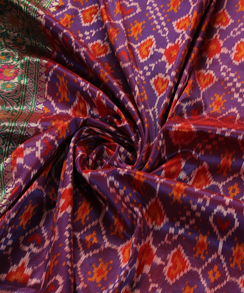 Plum_and_Red_Dual_Tone_Handloom_Pure_Silk_Ashawali_Patola_Dupatta_WeaverStory_06