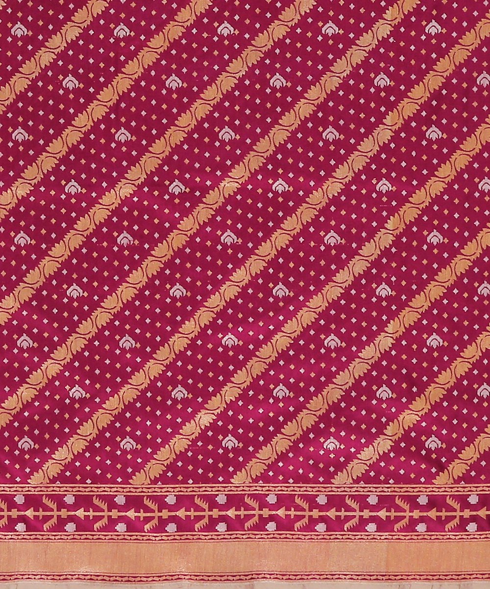 Plum_Handloom_Aada_Jaal_Pure_Katan_Silk_Cutwork_Jamdani_Weave_Banarasi_Dupatta_WeaverStory_03