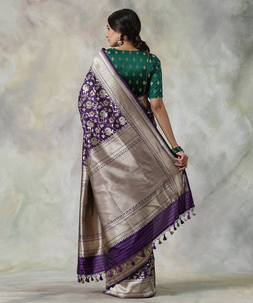 Purple_Handloom_Banarasi_Jangla_Saree_in_Katan_Silk_with_Meenakari_WeaverStory_03