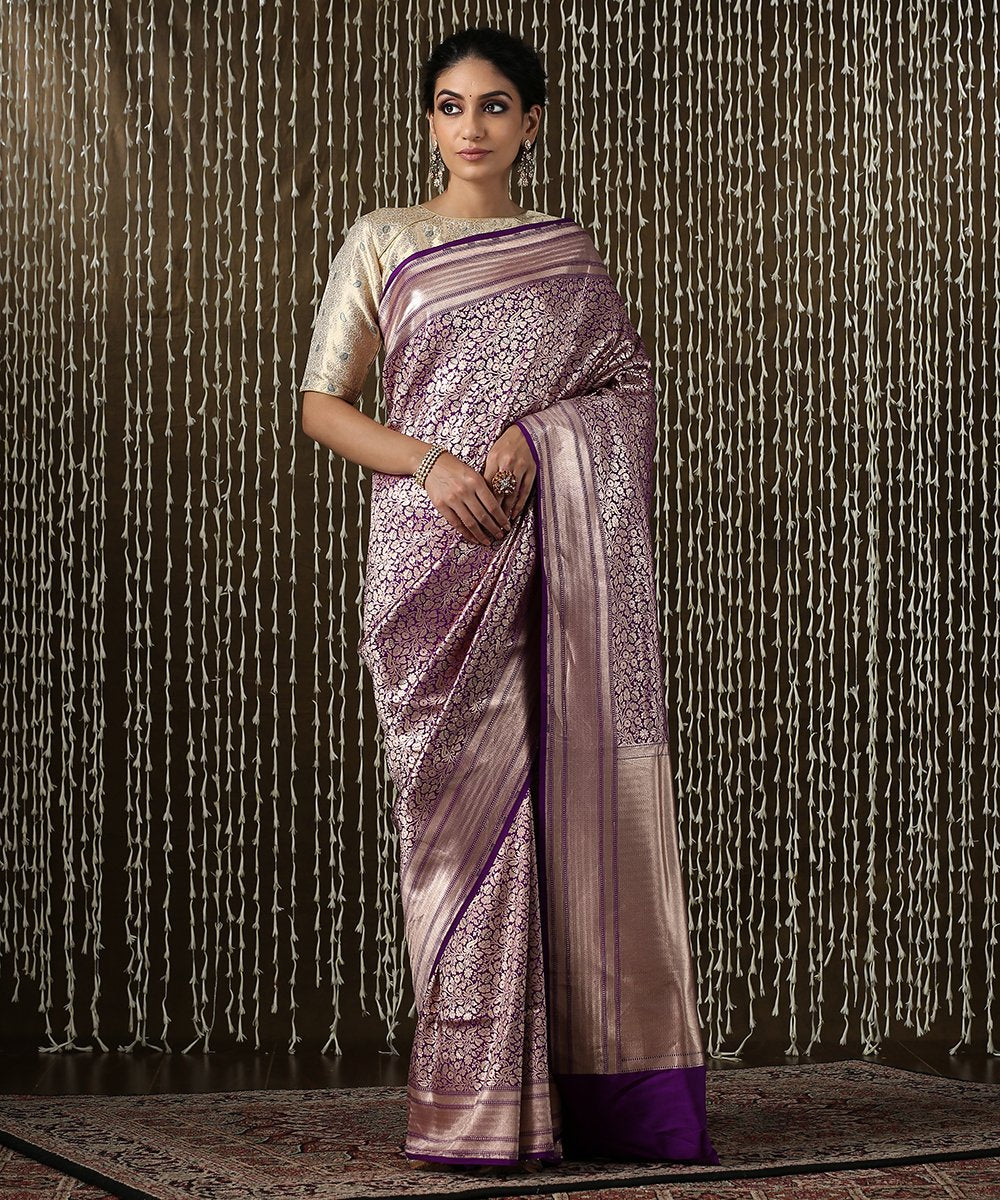 Purple_Handloom_Banarasi_Katan_Silk_Saree_with_Kimkhab_Weave_WeaverStory_02