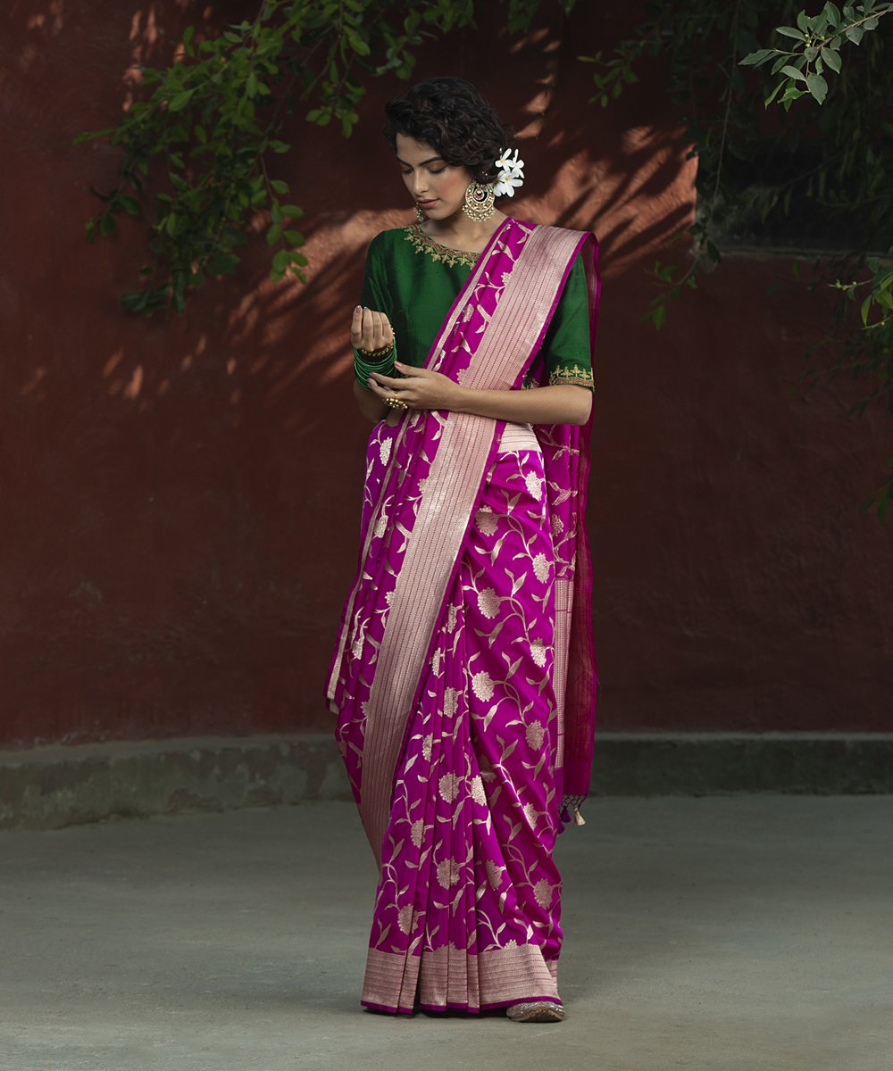 Purple_Handloom_Cutwork_Katan_Silk_Banarasi_Saree_with_Jaal_WeaverStory_02