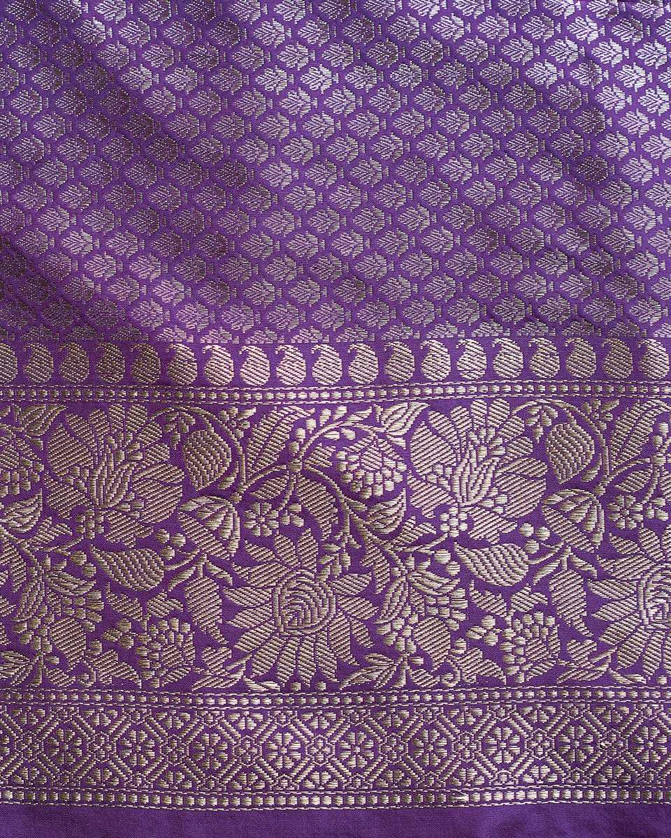 Purple_Handloom_Kadhwa_Banarasi_Saree_in_Katan_Silk_with_Floral_Jaal_WeaverStory_05