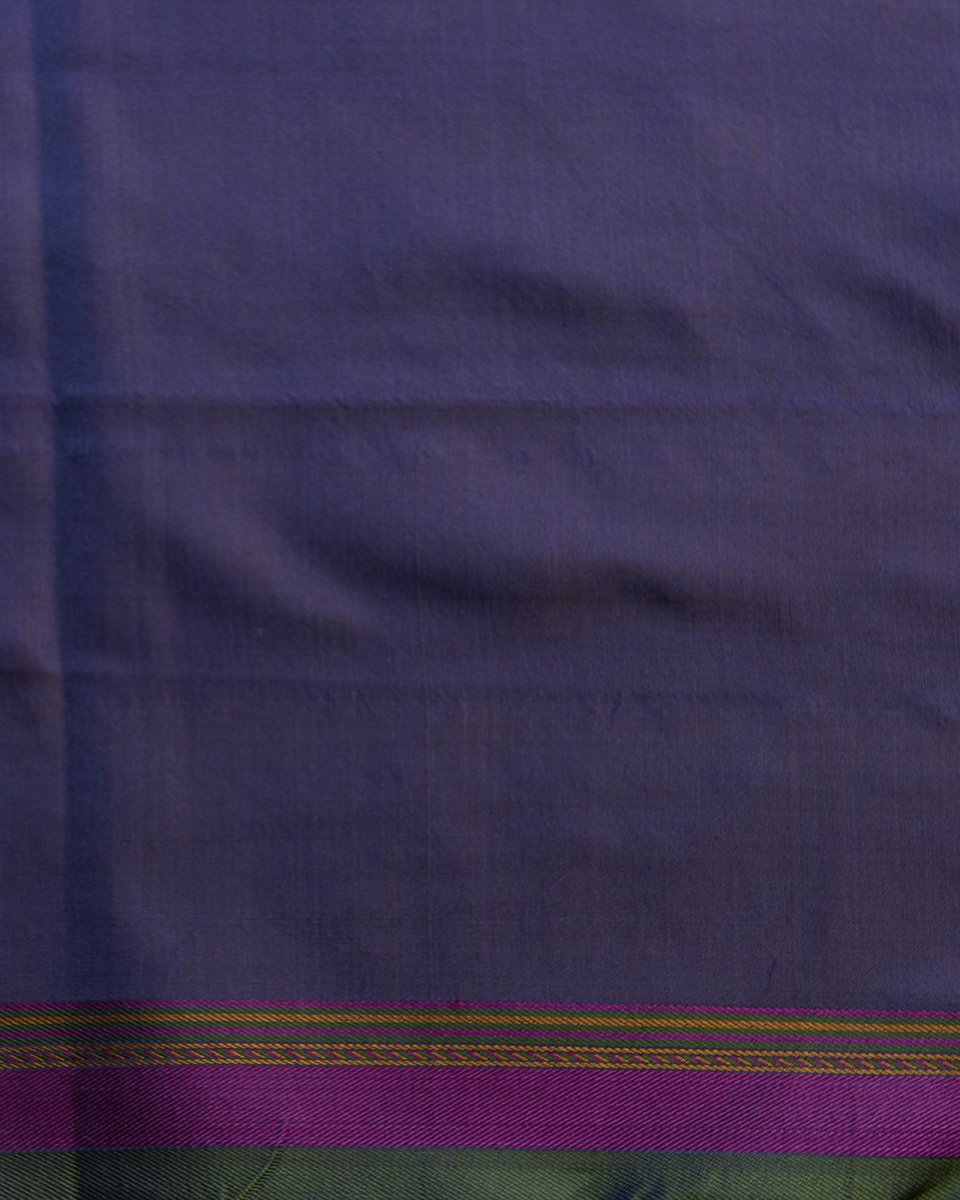 Purple_Handloom_Pashmina_Jamawar_Banarasi_Saree_Pure_Katan_Silk_With_Green_And_Pink_Reshmi_Border_WeaverStory_05