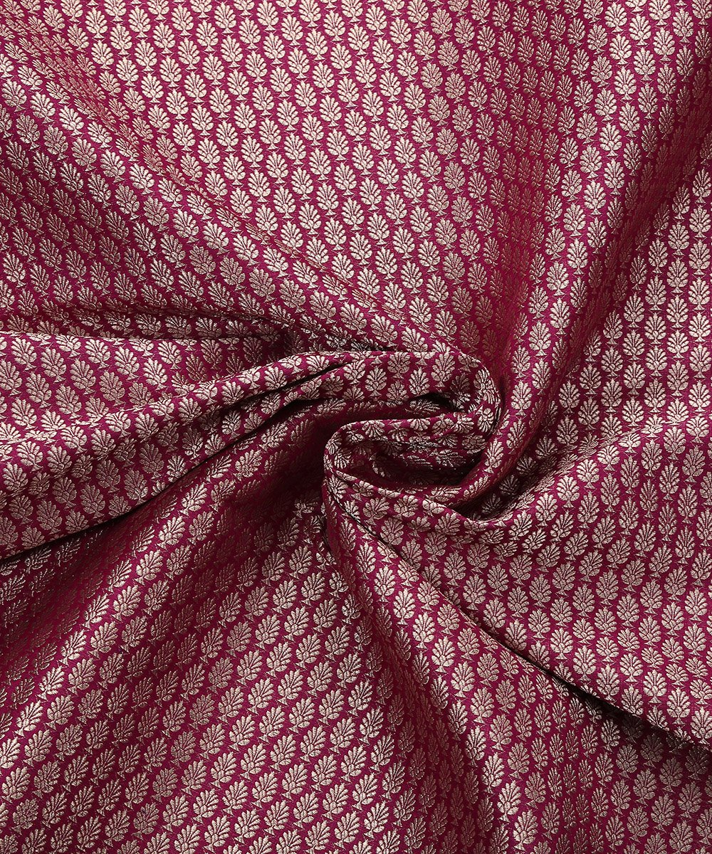 Purple_Handloom_Pure_Katan_Silk_Banarasi_Nakshi_Brocade_Fabric_WeaverStory_05