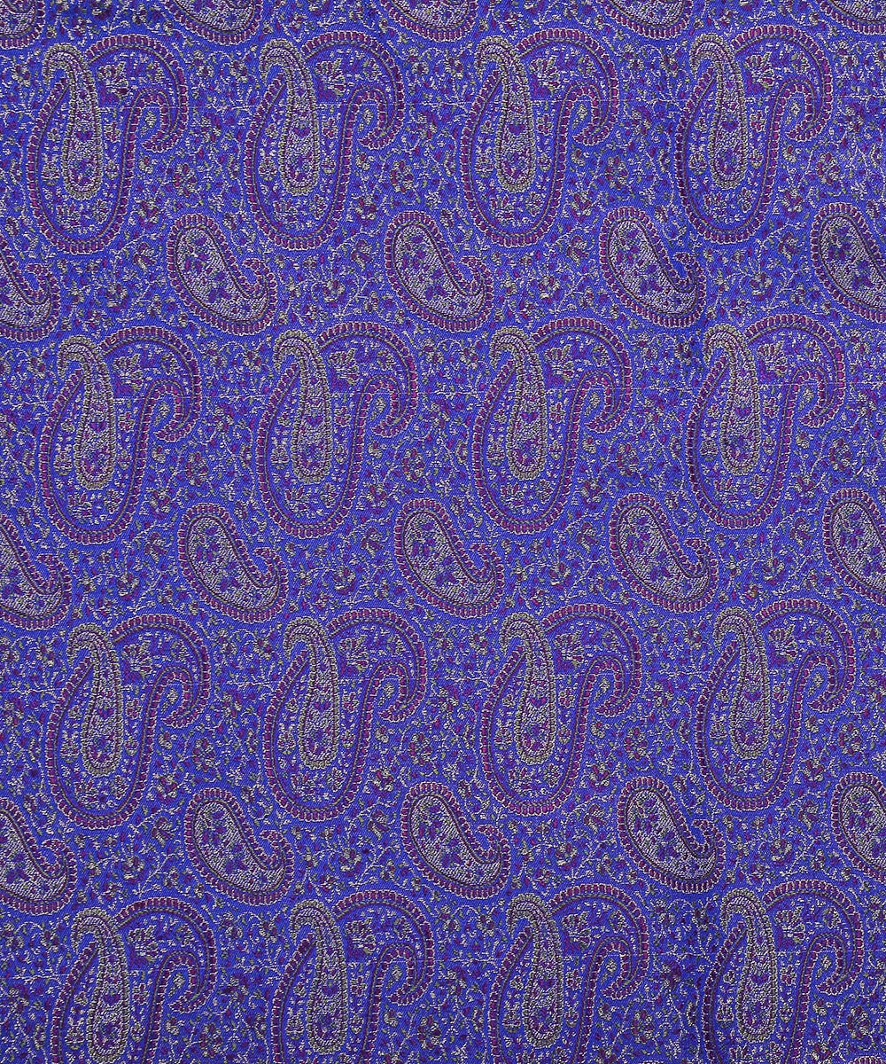 Purple_Handloom_Pure_Katan_Silk_Zari_Brocade_Banarasi_Fabric_WeaverStory_03