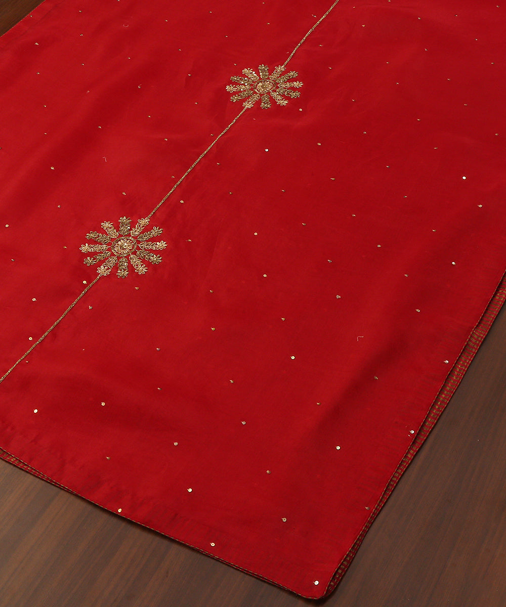 Vermillion_Red_Handloom_Pure_Organza_Dupatta_With_Hand_Embroidered_Zardozi__Motifs_All_Over_WeaverStory_03