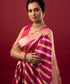 Ramya Pandian In Handloom Pink Pure Katan Silk Banarasi Saree