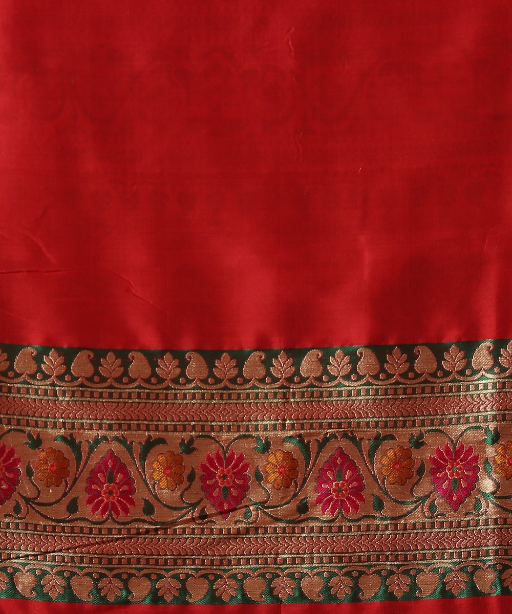 Red_Handloom_Meenakari_Banarasi_Patola_Saree_With_Mughal_Pallu_WeaverStory_05